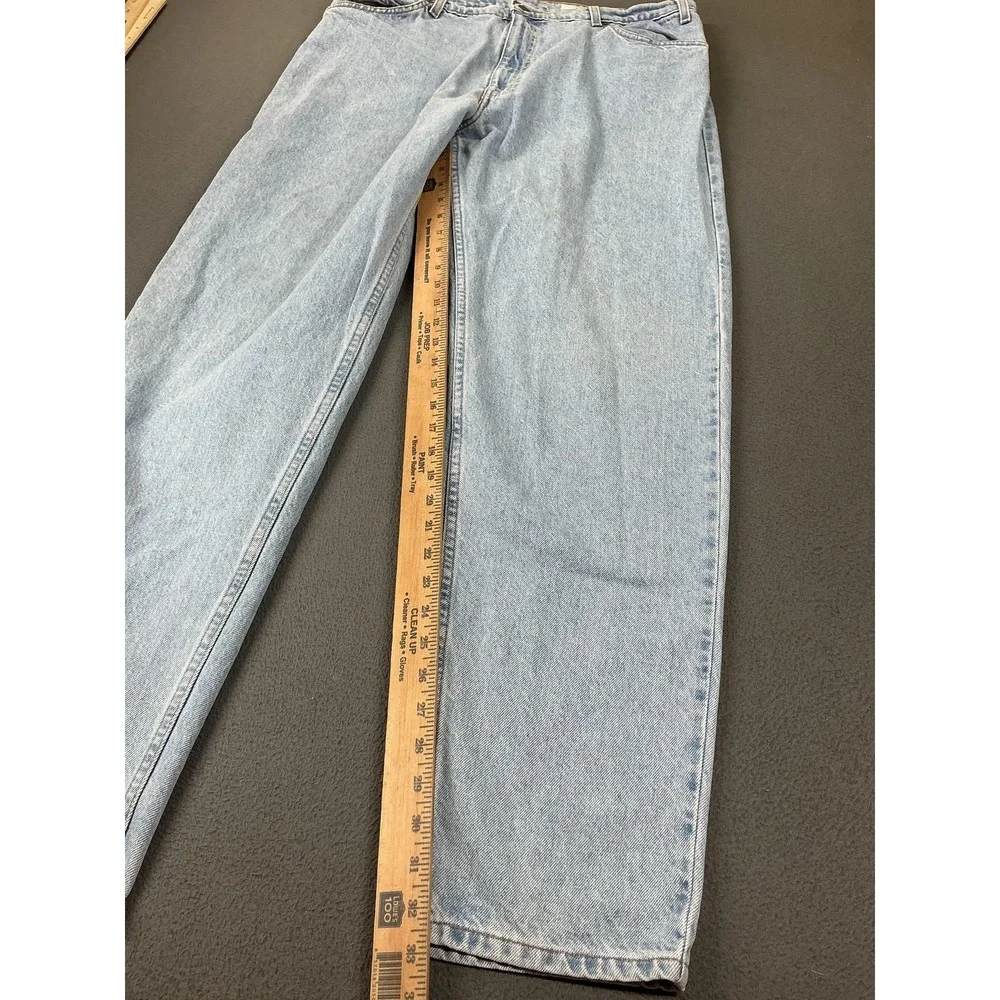 Levi's 550 Jeans Mens 38x34 Light Blue Relaxed Tapered Leg Denim Mexico